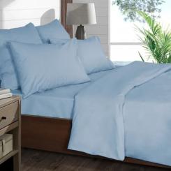 Пододеяльник Ярослав бязь 07 голубой 175х215 Фото