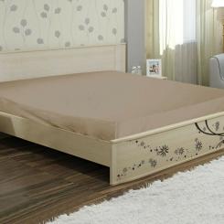 Простынь Ярослав бязь 04 кофе с молоком 145х215 Фото