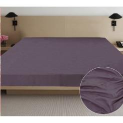 Простынь Ярослав сатин 02 серо-голубой 220х240 Фото