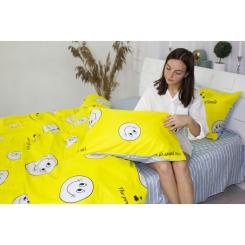 Простынь MirSon Сатин Premium 22-1146 Felikin 180x220 см Фото 4