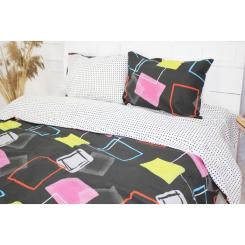 Простынь MirSon Сатин Premium 22-1157 Toinet 200x220 см Фото 1