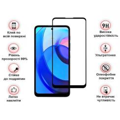 Стекло защитное BeCover Motorola Moto E30 / E40 Black Фото 2