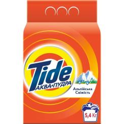 Стиральный порошок Tide Аква-Пудра Альпийская свежесть 5.4 кг Фото