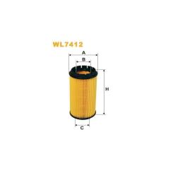 Фильтр масляный Wixfiltron WL7412 Фото