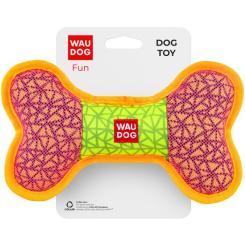 Игрушка для собак WAUDOG Fun Кістка 20х12 см рожева Фото