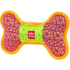 Игрушка для собак WAUDOG Fun Кістка 20х12 см рожева Фото 1