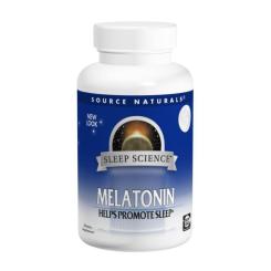Аминокислота Source Naturals Мелатонін 1мг, Sleep Science, 200 таблеток Фото