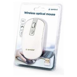 Мышка Gembird MUSW-4B-06-WS Wireless White-Silver Фото 1