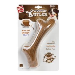 Игрушка для собак GiGwi Wooden Antler Ріг жувальний L Фото 1