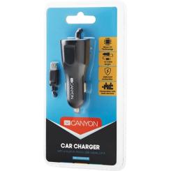 Зарядное устройство Canyon 1xUSB car adapter Фото 2