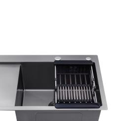 Мойка кухонная Kroner Schwarze-7849RHM Фото 6