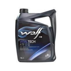 Трансмиссионное масло Wolf VITALTECH ATF DIII 5л Фото