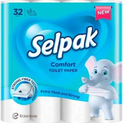 Туалетная бумага Selpak Comfort 2 слоя 32 рулона Фото