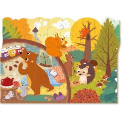 Пазл DoDo Уборка в лесу, 60 элементов Фото 2