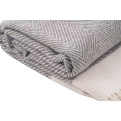 Плед Ardesto Leonardo Bianco 140x200 см, серый Фото 11