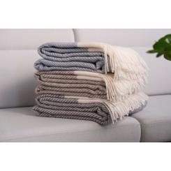 Плед Ardesto Leonardo Bianco 140x200 см, серый Фото 2