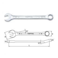Ключ Toptul комбинированный 18мм Фото 1