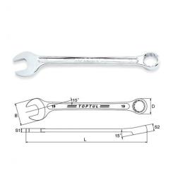 Ключ Toptul комбинированный 32мм Hi-Performance Фото 1