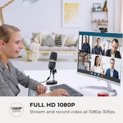 Веб-камера AVerMedia Live Streamer CAM PW310P Full HD Black Фото 6