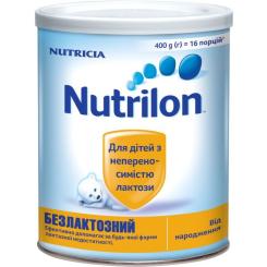 Детская смесь Nutrilon Безлактозний 400 г Фото