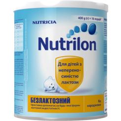 Детская смесь Nutrilon Безлактозний 400 г Фото 1