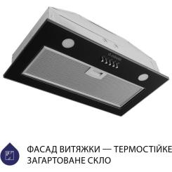 Вытяжка кухонная Minola HBI 5262 BL GLASS 700 LED Фото 3