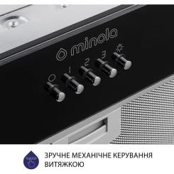 Вытяжка кухонная Minola HBI 5262 BL GLASS 700 LED Фото 6