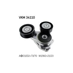 Натяжитель ремня с роликом SKF VKM 34110 Фото
