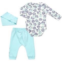 Набор детской одежды Miniworld с цветочками Фото 3