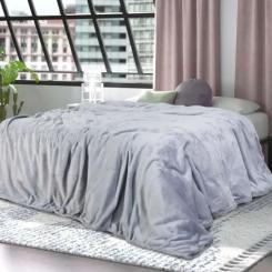 Плед Ярослав Флис серый 200х170 Фото 1