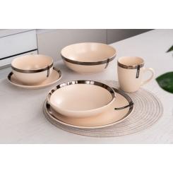 Тарелка Ardesto Liguria Soup 20 см Cream Фото 1