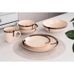 Тарелка Ardesto Liguria Soup 20 см Cream Фото 2