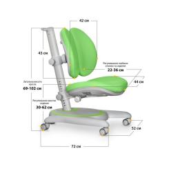 Детское кресло Mealux Ortoback Duo Green Фото 2