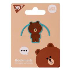 Закладки для книг Yes металева Line Friends Фото