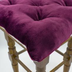 Подушка на стул MirSon 28-0002 Excalibur Velvet 40х40 см Фото 3
