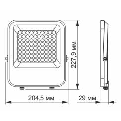 Прожектор Videx LED PREMIUM VIDEX F2 50W 5000K Фото 1