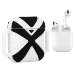 Чехол для наушников X-HuWei i-Smile для Apple AirPods IPH1443 Black+White Фото 2