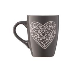Чашка Ardesto Heart 330 мл Deep Grey Фото 4