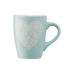 Чашка Ardesto Heart 330 мл Blue Фото 3