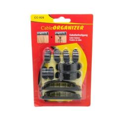 Держатель для кабеля Extradigital CC-926 Cable Clips, Black Фото 8
