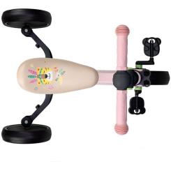 Беговел MoMi Loris 3 в 1 велосипед Pink Фото 8