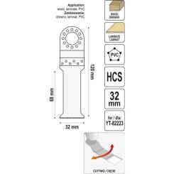 Полотно Yato для реноватора Фото 1