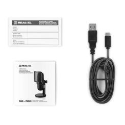 Микрофон REAL-EL MC-700 Black Фото 6