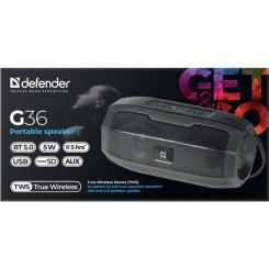 Акустическая система Defender G36 5Вт FM/microSD/USB Black Фото 6