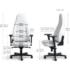 Кресло игровое Noblechairs Icon White Edition Фото 5