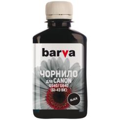 Чернила Barva Canon GI-43 180 мл, BK Фото