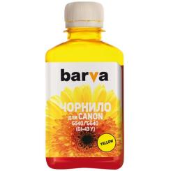 Чернила Barva Canon GI-43 180 мл, yellow Фото