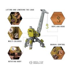 Конструктор Metal Time коллекционная модель Mighty Machine Фото 2