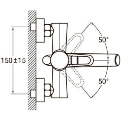 Смеситель AQUATICA HK-2C130C Фото 8