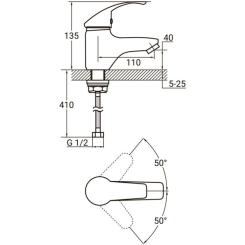 Смеситель AQUATICA HM-1A131C Фото 4
